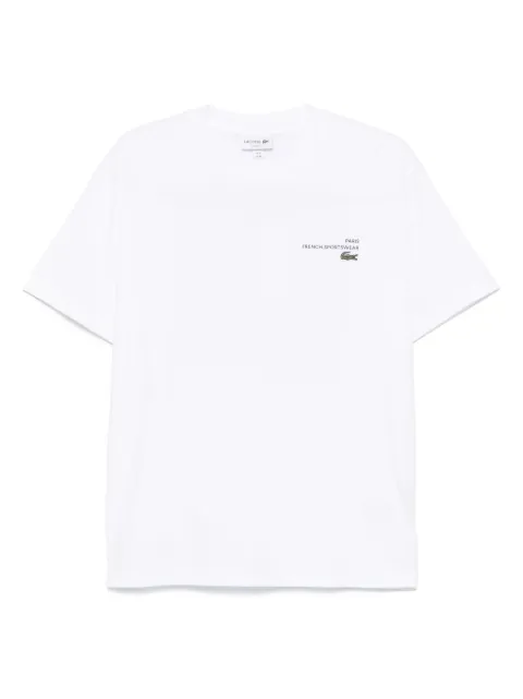 Lacoste graphic-print T-shirt White TH9880