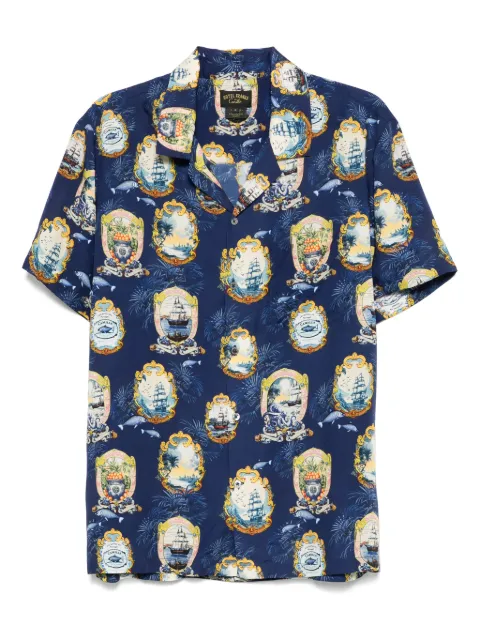 Camilla camp-collar shirt Blue 00033163