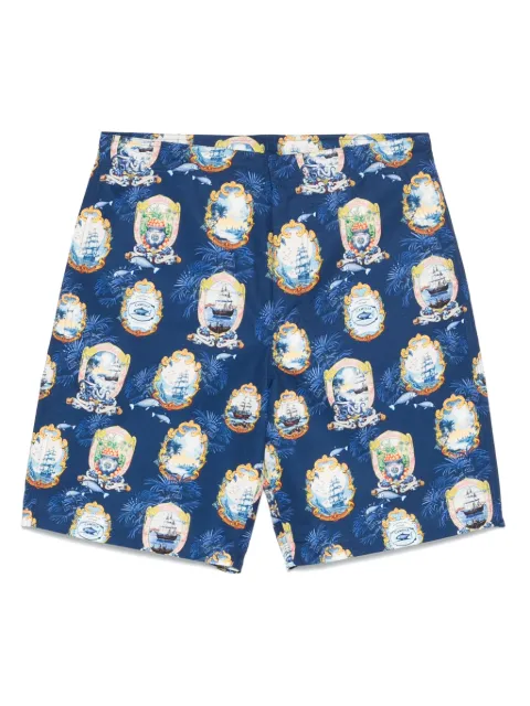 Camilla graphic-print shorts Blue 00033283