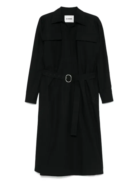 JIL SANDER+ cotton midi dress Blue J40CT0182J45039