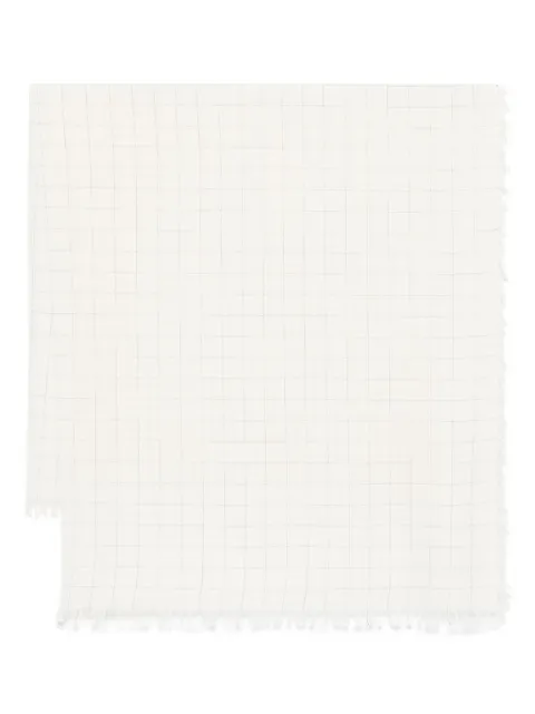 TOTEME checked scarf White 252WSC0126FB0457231