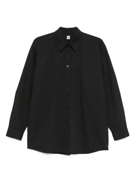 TOTEME tumbled shirt Black 252WRT0480FB0415263