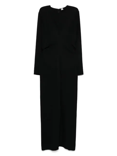 TOTEME slouch-waist maxi dress Black 252WRD4592FB0414001