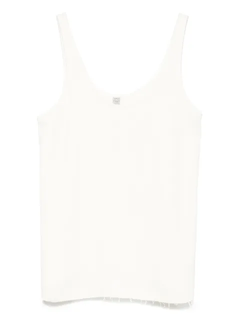 TOTEME textured top White 252WRT0510FB0240070