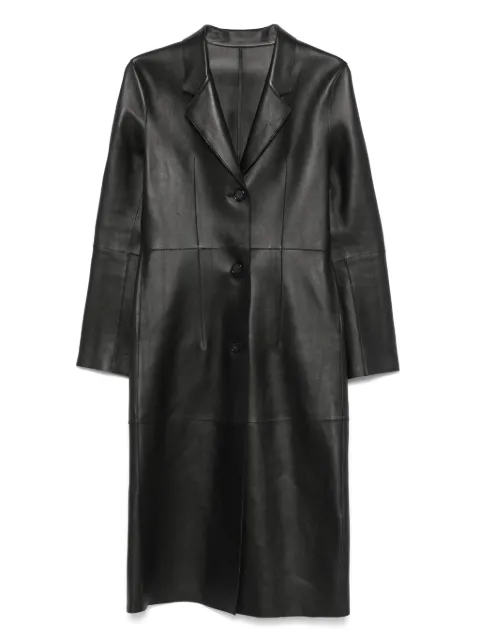 TOTEME leather coat Black 252WRO0191LE0056001