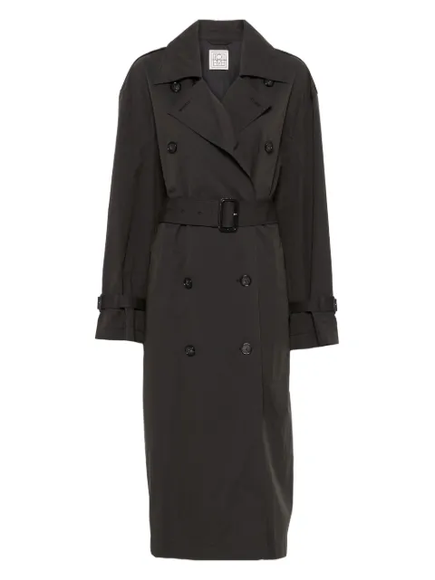 TOTEME crisp summer trench coat Black 252WRO0197FB0410263