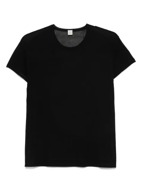 TOTEME silk T-shirt Black 252WRT0476YA0173001