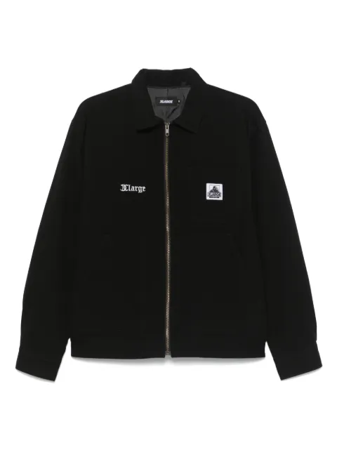 XLarge logo-patch overshirt Black 201251021001