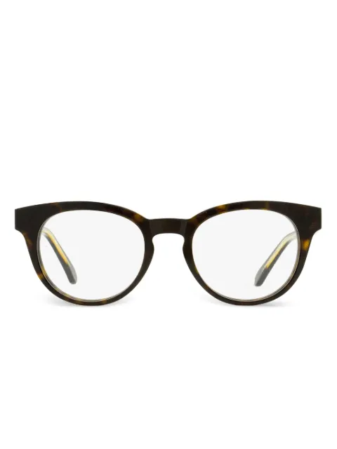 OMEGA EYEWEAR pantos-frame glasses Brown OM5003H05252