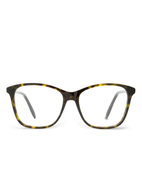 Alexander McQueen Eyewear square-frame glasses Brown AM0191O