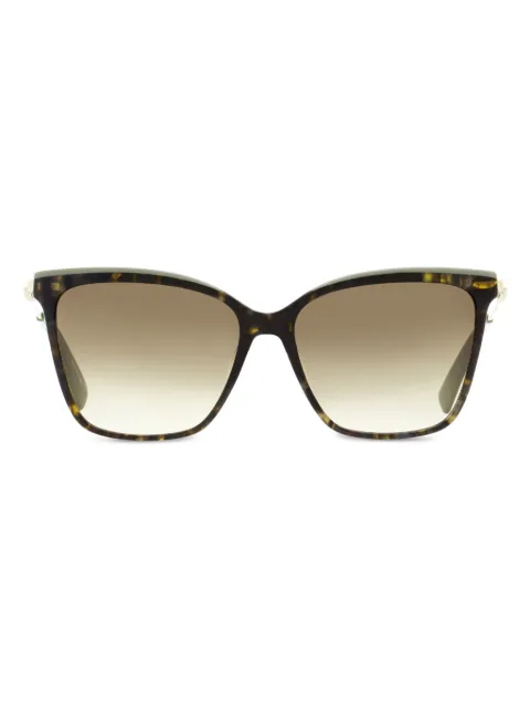 Longchamp butterfly-frame sunglasses Brown LO683S34156