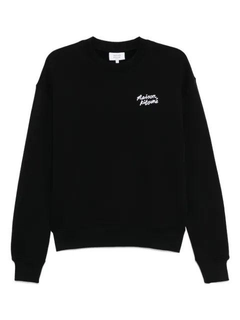 Maison Kitsuné handwriting comfort sweatshirt Black MM00315KM0321