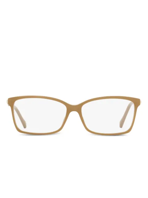 Jimmy Choo Eyewear rectangle-frame glasses Neutrals JC332FWM55
