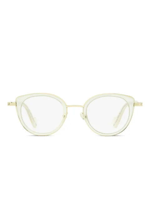 Moncler Eyewear cat eye glasses Gold ML502502446