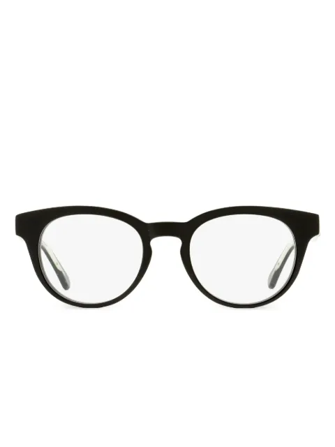 OMEGA EYEWEAR pantos-frame glasses Black OM5003H00152