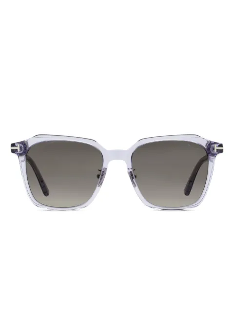 TOM FORD Eyewear transparent-frame sunglasses Grey TF971K5420B
