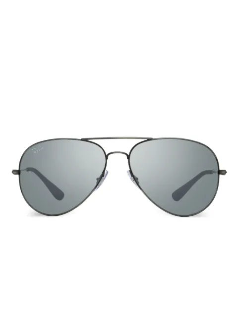 Ray-Ban Aviator-frame sunglasses Black RB3558