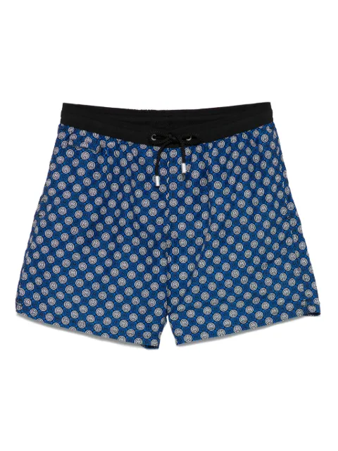 MC2 Saint Barth Inter-print swim shorts Blue LIG0003