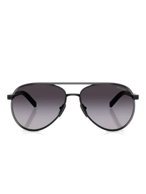 Prada Eyewear pilot-frame sunglasses Black PRB57S