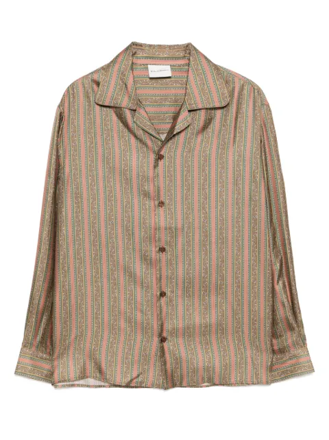 Drôle De Monsieur La Chemise Rayure Fleuries shirt Pink GSH211SE008LPI