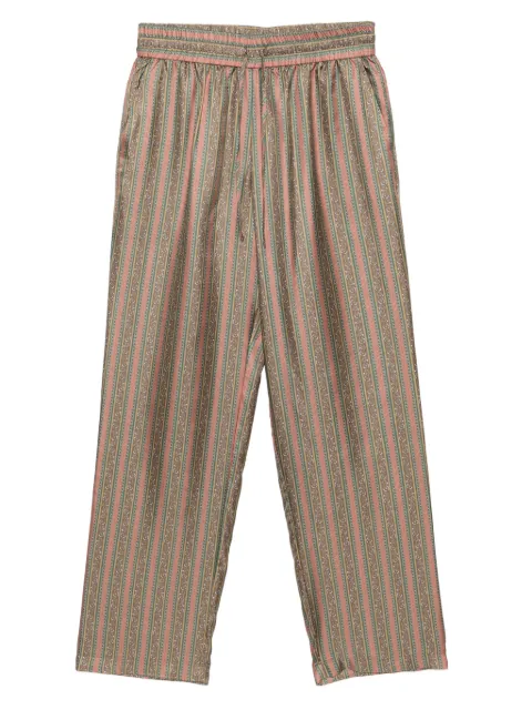 Drôle De Monsieur Le Pantalon Rayure Fleuries trosuers Pink GBP184SE008LPI