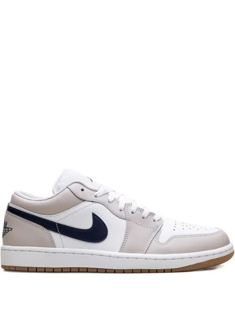 Nike Jordan 1 Low "Midnight Navy/Neutral Grey" sneakers White 553558