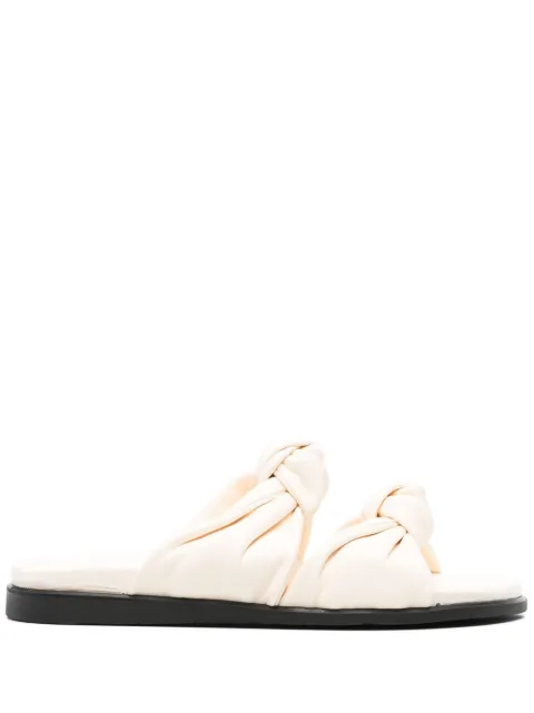 Dear Frances Tye leather sandals Neutrals DFTS12