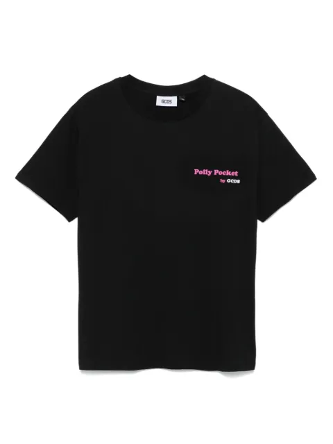 GCDS x Polly Pocket Pizza T-shirt Black B1MM2305JH9
