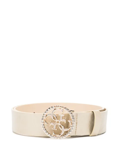 GUESS USA logo-buckle belt Gold W5GZ13L0WF0