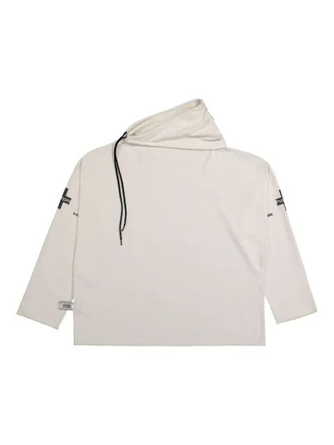 PROTOTYPES Waffle Twisted hoodie White PT07JE20USW