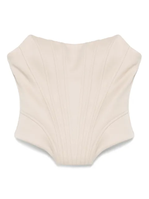Giuseppe Di Morabito corset top Neutrals 04SSTO31004410