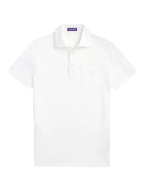 Ralph Lauren Purple Label piqué polo shirt White 790963409002