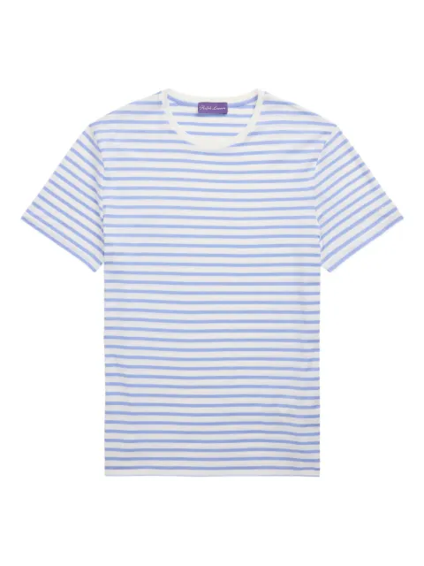 Ralph Lauren Purple Label striped crew-neck T-shirt Blue 790963509001
