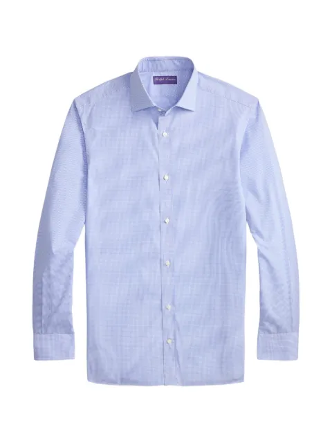 Ralph Lauren Purple Label check-pattern shirt Blue 791530503