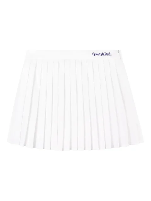 Sporty & Rich Anae mini skirt White SK018612300WH01
