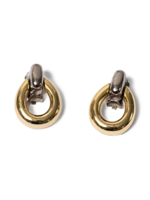 Christian Dior Pre-Owned 1990s clip-on earrings Gold 15015945