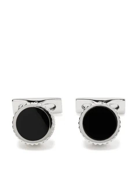 S.T. Dupont round cufflinks Black D005597