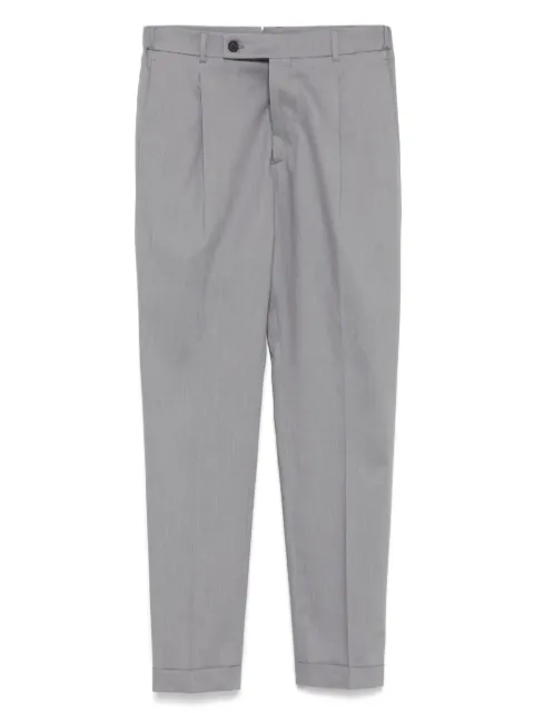 Berwich gabardine trousers Grey XRETROLONGTS1097X