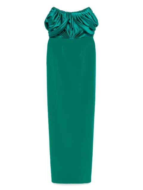 Rhea Costa Latifa maxi dress Green 24256D