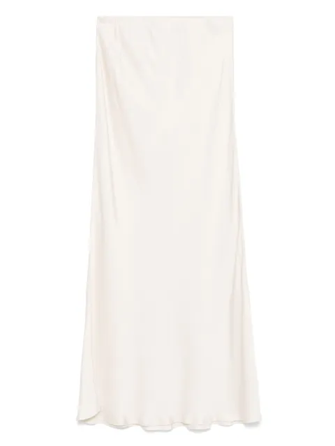 Akep satin maxi skirt Neutrals GOKD09172