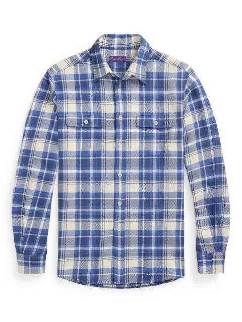 Ralph Lauren Purple Label plaid shirt Blue 790964260001