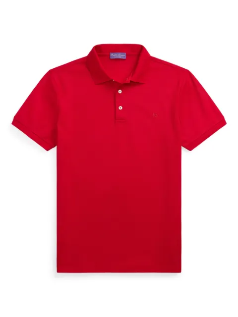 Ralph Lauren Purple Label piqué polo shirt Red 790877021011