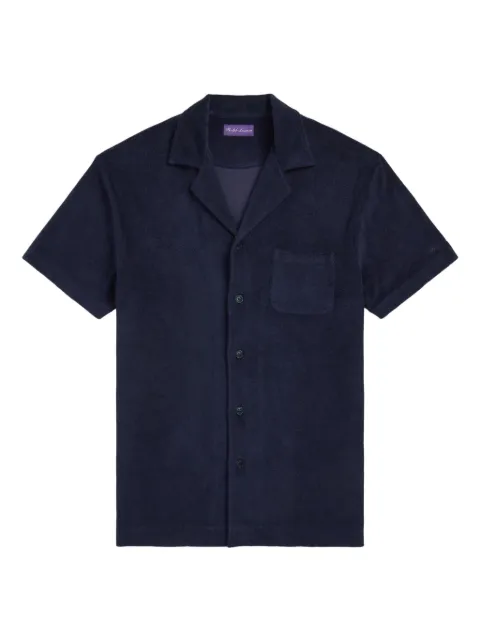 Ralph Lauren Purple Label terry-cloth shirt Blue 790963425001