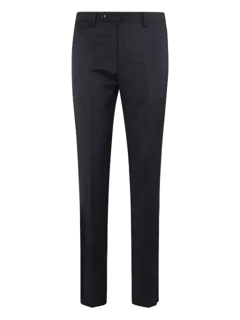 Tagliatore wool straight-leg trousers Blue TAG01TGT060001UPER003096