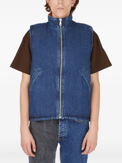 (di)vision denim gilet Blue MENSPADDEDVEST