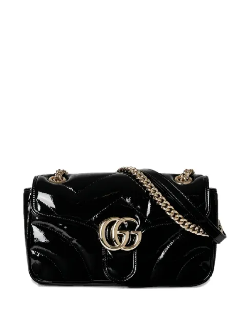 Gucci small GG Marmont shoulder bag Black 4434970AAA9