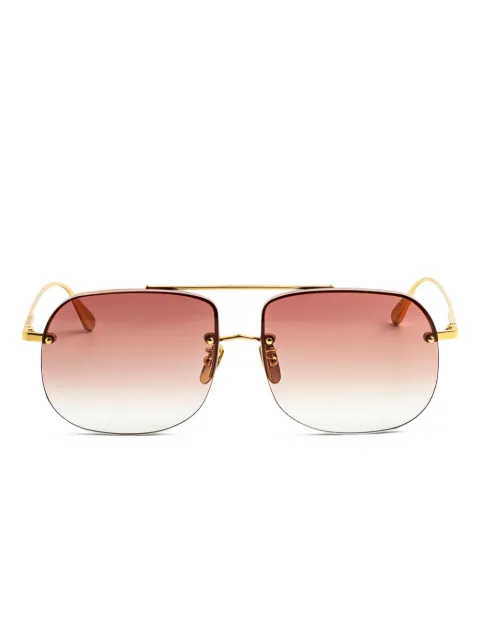Linda Farrow square-frame sunglasses Gold LFL1539