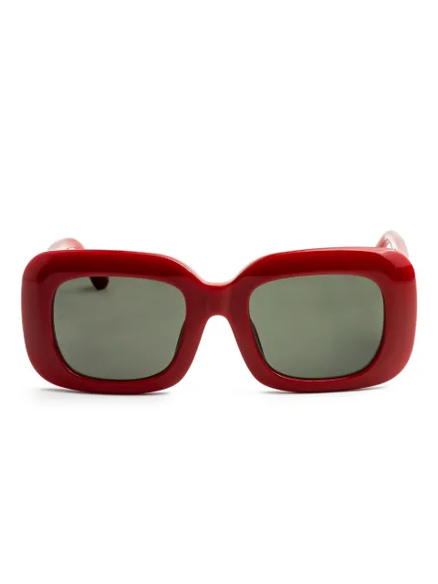 Linda Farrow rectangle-frame sunglasses Red LFL1550