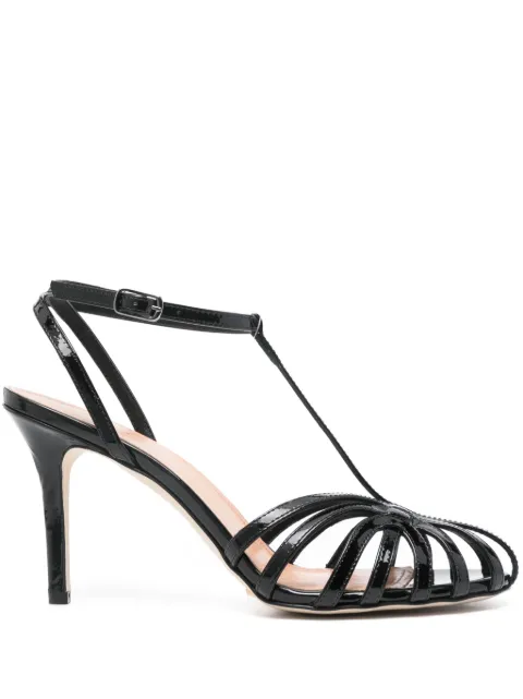 The Seller 80mm leather sandals Black SE1052