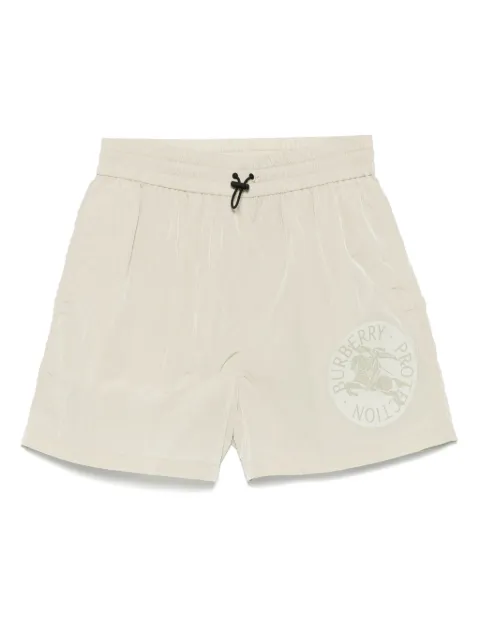 Burberry logo-print shorts Neutrals 8106392
